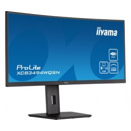 iiyama ProLite XCB3494WQSN-B5 LED display 86,4 cm (34") 3440 x 1440 pikseļi UltraWide Quad HD Melns