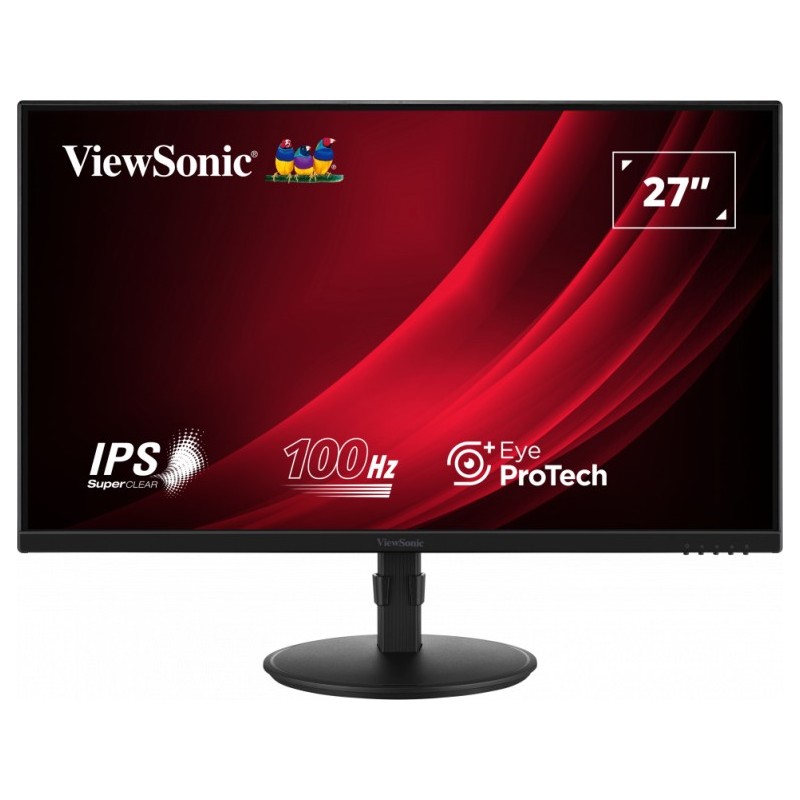 Viewsonic VG2708A monitori 68,6 cm (27") 1920 x 1080 pikseļi Full HD LED Melns