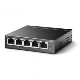 TP-Link TL-SF1005LP сетевой коммутатор Неуправляемый Fast Ethernet (10 100) Питание по Ethernet (PoE) Черный