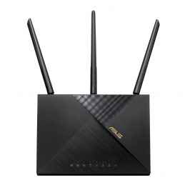 ASUS 4G-AX56 bezvadu rūteris Tīkls Gigabit Ethernet Divkāršā frekvenču josla (2.4 GHz   5 GHz) Melns