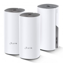 TP-Link Deco E4 (3-pack) Divkāršā frekvenču josla (2.4 GHz   5 GHz) Wi-Fi 5 (802.11ac) Balts, Pelēks 2 Iekšējs