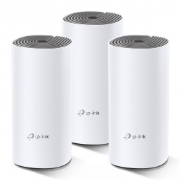 TP-Link Deco E4 (3-pack) Divkāršā frekvenču josla (2.4 GHz   5 GHz) Wi-Fi 5 (802.11ac) Balts, Pelēks 2 Iekšējs