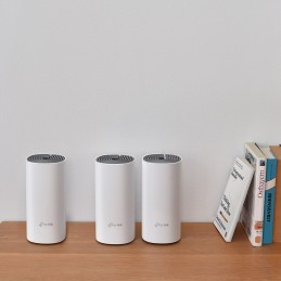 TP-Link Deco E4 (3-pack) Divkāršā frekvenču josla (2.4 GHz   5 GHz) Wi-Fi 5 (802.11ac) Balts, Pelēks 2 Iekšējs