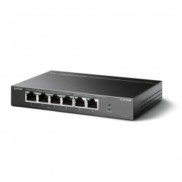 TP-Link TL-SF1006P tīkla pārslēgs Nepārvaldīts Fast Ethernet (10 100) Power over Ethernet (PoE) Melns