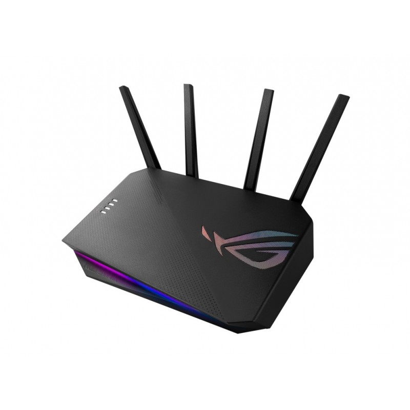 ASUS ROG STRIX GS-AX5400 bezvadu rūteris Tīkls Gigabit Ethernet Divkāršā frekvenču josla (2.4 GHz   5 GHz) Melns