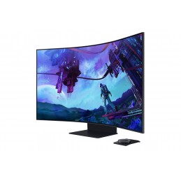 Samsung G97NC monitori 139,7 cm (55") 3840 x 2160 pikseļi 4K Ultra HD LED Melns