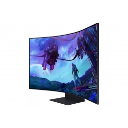 Samsung G97NC monitori 139,7 cm (55") 3840 x 2160 pikseļi 4K Ultra HD LED Melns