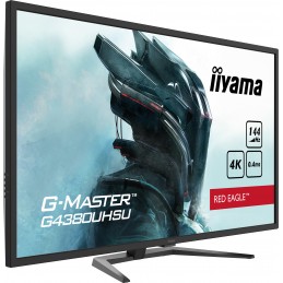 iiyama G-MASTER G4380UHSU-B1 monitori 108 cm (42.5") 3840 x 2160 pikseļi 4K Ultra HD LED Melns