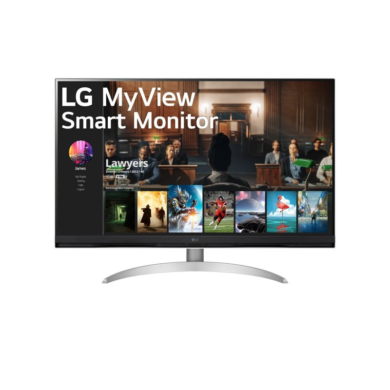 LG 32SQ700S-W монитор для ПК 81,3 cm (32") 3480 x 2160 пикселей 4K Ultra HD ЖК Белый