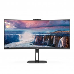 AOC V5 CU34V5CW BK LED display 86,4 cm (34") 3440 x 1440 пикселей Wide Quad HD Черный