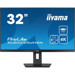 iiyama ProLite XUB3293UHSN-B5 монитор для ПК 80 cm (31.5") 3840 x 2160 пикселей 4K Ultra HD ЖК Черный