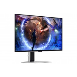 Samsung G60SD monitori 68,6 cm (27") 2560 x 1440 pikseļi Quad HD OLED Sudrabs