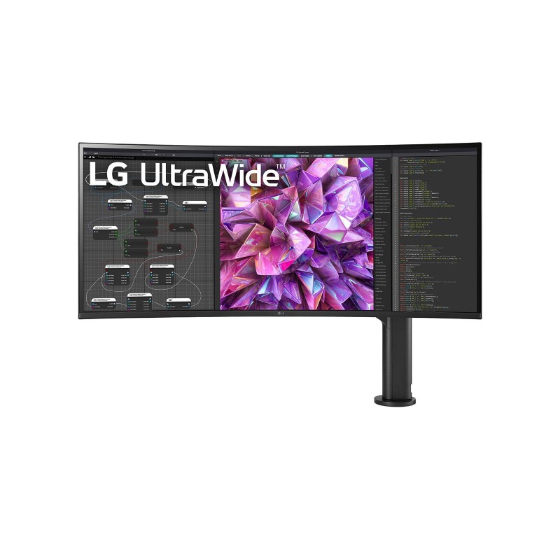 LG 38WQ88C-W monitori 96,5 cm (38") 3840 x 1600 pikseļi Quad HD+ LED Balts