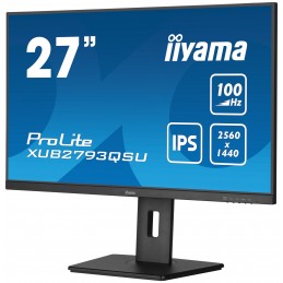 iiyama ProLite XUB2793QSU-B6 LED display 68,6 cm (27") 2560 x 1440 пикселей Quad HD Черный