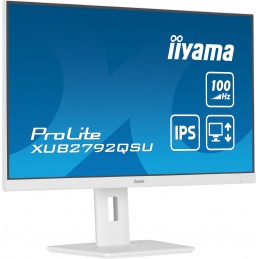 iiyama ProLite XUB2792QSU-W6 монитор для ПК 68,6 cm (27") 2560 x 1440 пикселей Wide Quad HD LED Белый