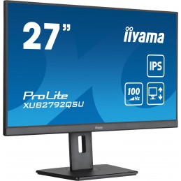 iiyama ProLite monitori 68,6 cm (27") 2560 x 1440 pikseļi Full HD LED Melns