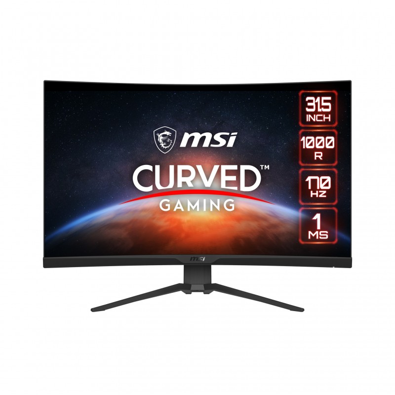 MSI G322CQP monitori 80 cm (31.5") 2560 x 1440 pikseļi Wide Quad HD LCD Melns