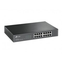 TP-Link TL-SG1016DE tīkla pārslēgs Vadīts L2 Gigabit Ethernet (10 100 1000) Melns