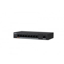 Dahua Technology PFS3009-8ET-96 Nepārvaldīts L2 Fast Ethernet (10 100) Power over Ethernet (PoE) Melns