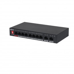 Dahua Technology PoE PFS3010-8ET-96-V2 tīkla pārslēgs Nepārvaldīts Gigabit Ethernet (10 100 1000) Power over Ethernet (PoE)