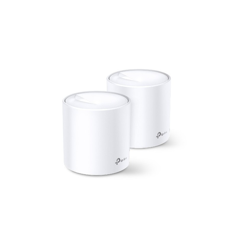 TP-Link Deco X20 (2-pack) Divkāršā frekvenču josla (2.4 GHz   5 GHz) Wi-Fi 5 (802.11ac) Balts Iekšējs