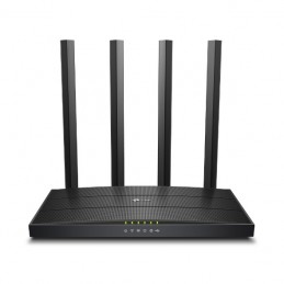 TP-Link Archer C6U bezvadu rūteris Tīkls Gigabit Ethernet Divkāršā frekvenču josla (2.4 GHz   5 GHz) Melns