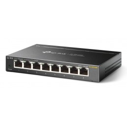 TP-Link TL-SG108E сетевой коммутатор Управляемый L2 Gigabit Ethernet (10 100 1000) Черный