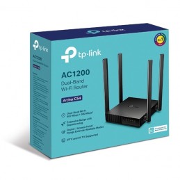 TP-Link Archer C54 bezvadu rūteris Ātrais Ethernet Divkāršā frekvenču josla (2.4 GHz   5 GHz) Melns