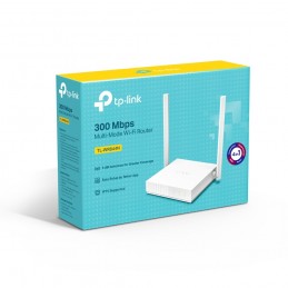 TP-Link TL-WR844N bezvadu rūteris Ātrais Ethernet Viena frekvenču josla (2.4 GHz) Balts