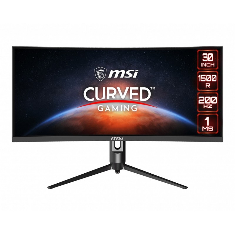 MSI Optix MAG301CR2 monitori 74,9 cm (29.5") 2560 x 1080 pikseļi WFHD LCD Melns