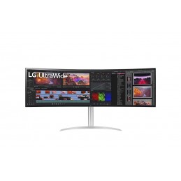 LG 49WQ95C-W LED display 124,5 cm (49") 5120 x 1440 пикселей UltraWide Dual Quad HD Серебристый