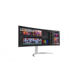 LG 49WQ95C-W LED display 124,5 cm (49") 5120 x 1440 пикселей UltraWide Dual Quad HD Серебристый