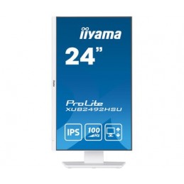 iiyama XUB2492HSU-W6 monitori 60,5 cm (23.8") 1920 x 1080 pikseļi Full HD LED Balts