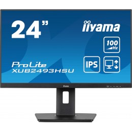 iiyama ProLite monitori 60,5 cm (23.8") 1920 x 1080 pikseļi Full HD LED Melns