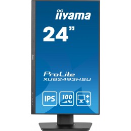 iiyama ProLite monitori 60,5 cm (23.8") 1920 x 1080 pikseļi Full HD LED Melns