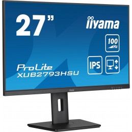 iiyama ProLite monitori 68,6 cm (27") 1920 x 1080 pikseļi Full HD LED Melns