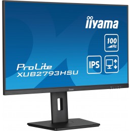 iiyama ProLite monitori 68,6 cm (27") 1920 x 1080 pikseļi Full HD LED Melns