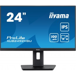 iiyama XUB2492HSU-B6 monitori 60,5 cm (23.8") 1920 x 1080 pikseļi Full HD LED Melns