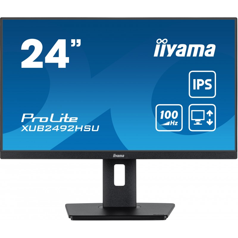 iiyama XUB2492HSU-B6 монитор для ПК 60,5 cm (23.8") 1920 x 1080 пикселей Full HD LED Черный