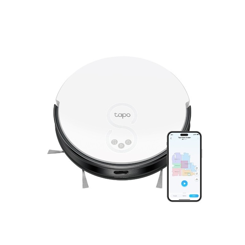 TP-Link Tapo RV20 Mop robots-putekļsūcējs 0,4 L Bezmaisa Melns, Balts