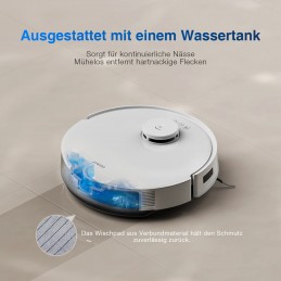 Ecovacs DEEBOT N20 robots-putekļsūcējs 0,4 L Bezmaisa Balts