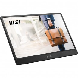 MSI Pro MP161 E2 Portable monitor Черный 39,6 cm (15.6") LED 1920 x 1080 пикселей