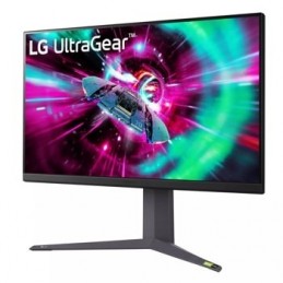 LG 32GR93U-B monitori 80 cm (31.5") 3840 x 2160 pikseļi 4K Ultra HD LCD Melns, Pelēks, Lillā