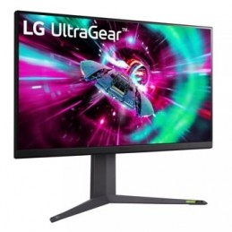 LG 32GR93U-B monitori 80 cm (31.5") 3840 x 2160 pikseļi 4K Ultra HD LCD Melns, Pelēks, Lillā