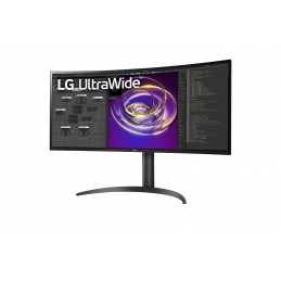 LG 34WP85CP-B LED display 86,4 cm (34") 3440 x 1440 пикселей UltraWide Quad HD Черный