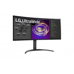 LG 34WP85CP-B LED display 86,4 cm (34") 3440 x 1440 пикселей UltraWide Quad HD Черный