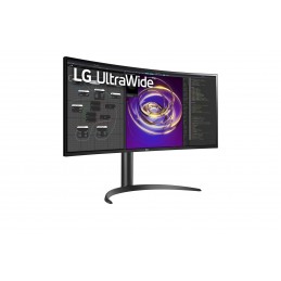 LG 34WP85CP-B LED display 86,4 cm (34") 3440 x 1440 пикселей UltraWide Quad HD Черный