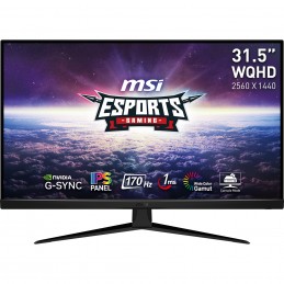 MSI G321Q монитор для ПК 80 cm (31.5") 2560 x 1440 пикселей Wide Quad HD Черный