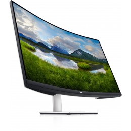 DELL S Series S3221QSA LED display 80 cm (31.5") 3840 x 2160 пикселей 4K Ultra HD ЖК Черный, Серебристый