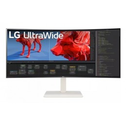 LG 38WR85QC-W monitori 96,5 cm (38") 3840 x 1600 pikseļi UltraWide Quad HD LCD Balts